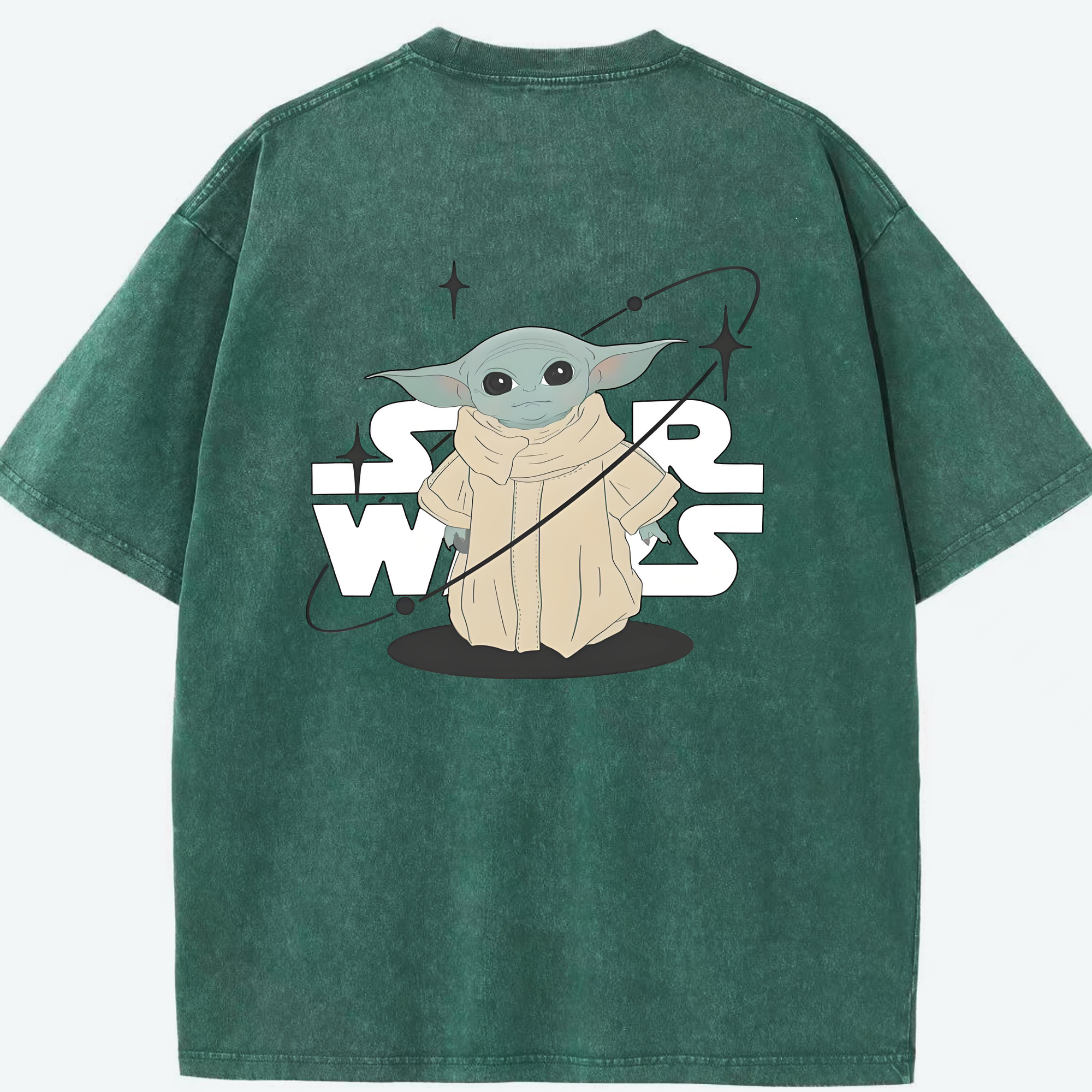 （画像用） スター・ウォーズ Star Wars 綿100% ヴィンテージ風 半袖Tシャツ（背面プリント）